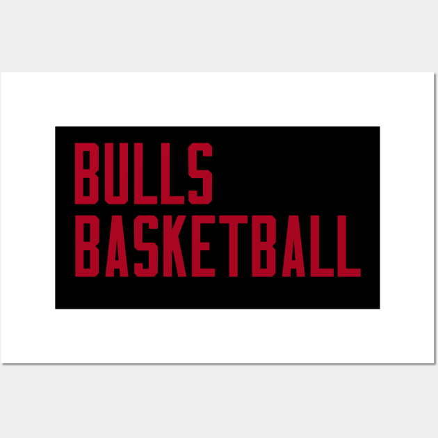 BULLS basketball Wall Art by Buff Geeks Art